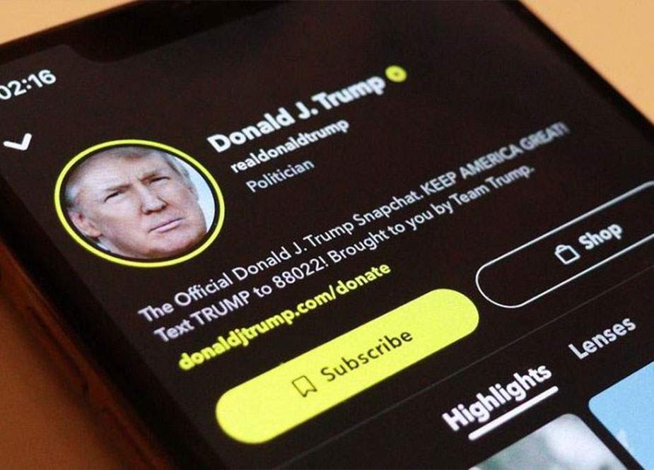 KİV: "Snapchat" Baydenin andiçməsi günündə Trampın hesabını həmişəlik bloklayacaq