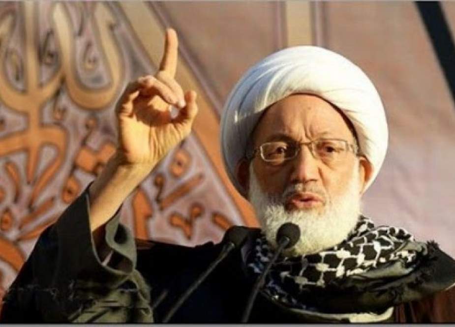 آية الله قاسم يطالب حكومة البحرين بإطلاق السجناء السياسيين