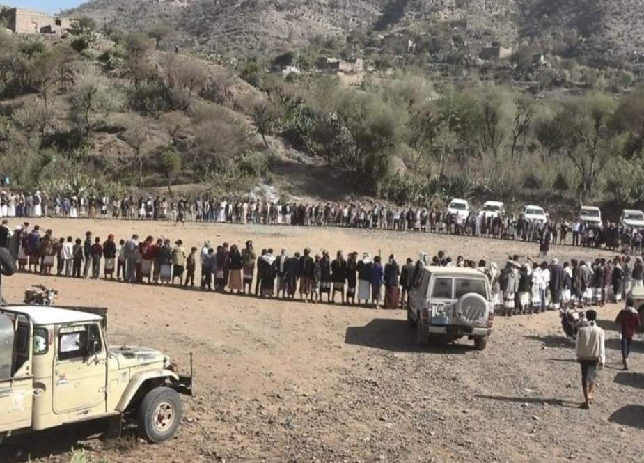 اليمن.. وقفات احتجاجية بعمران تندد بالقرار الأميركي ضد انصارالله