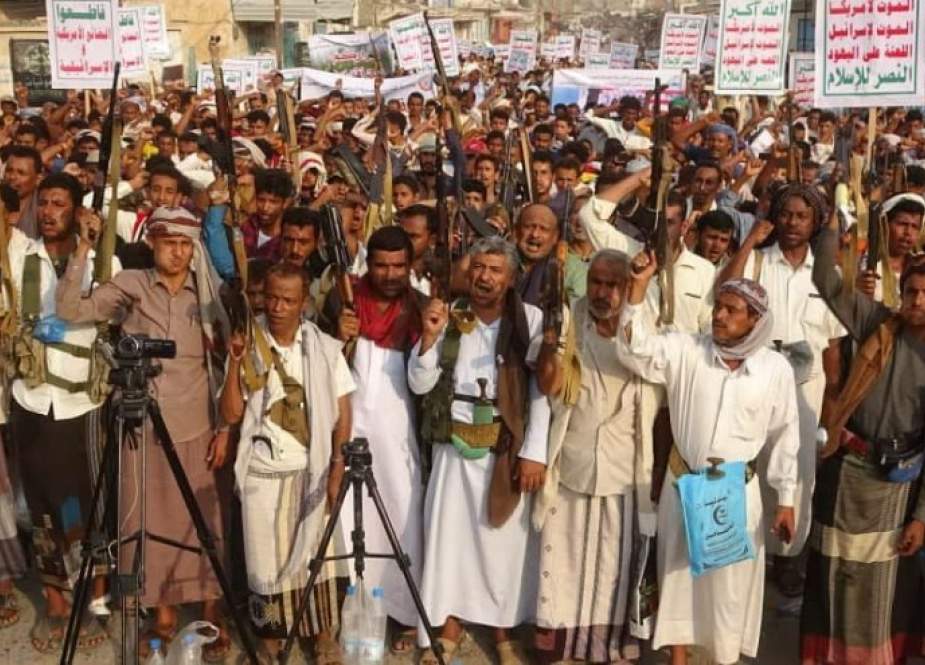 اليمن.. مسيرات بالحديدة تؤكد أن الشعب اليمني كله أنصارالله