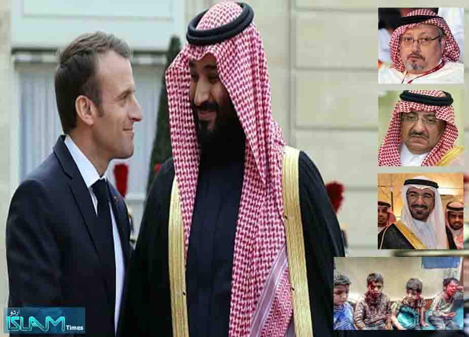 بن سلمان کیجانب سے ایران مخالف سعودی سیاست کی حمایت کے عوض فرانس کو بھاری مالی امداد کی پیشکش