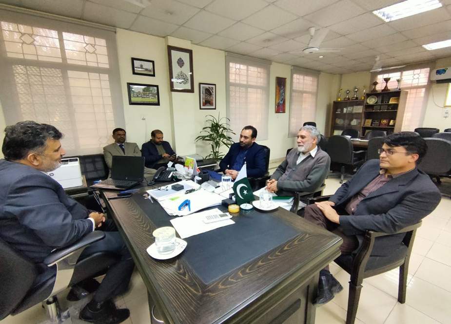 جی بی کے وزیر زراعت کاظم میثم کا جی سی یونیورسٹی فیصل آباد کا دورہ