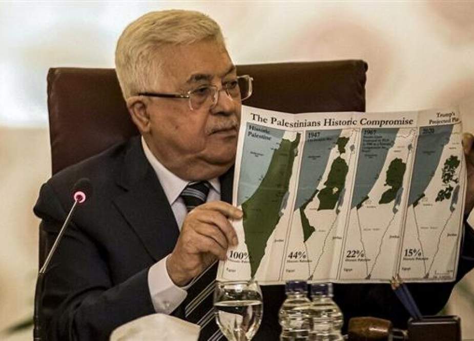 Mahmoud Abbas, Palestinian President is seen during an Arab League emergency meeting.jpg