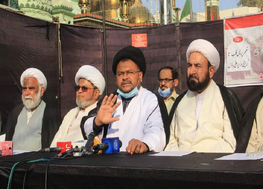 شیعہ علماء کونسل کا 14 فروری کو سکھر سے کراچی لانگ مارچ اور وزیراعلیٰ ہاؤس کے گھیراؤ کا اعلان