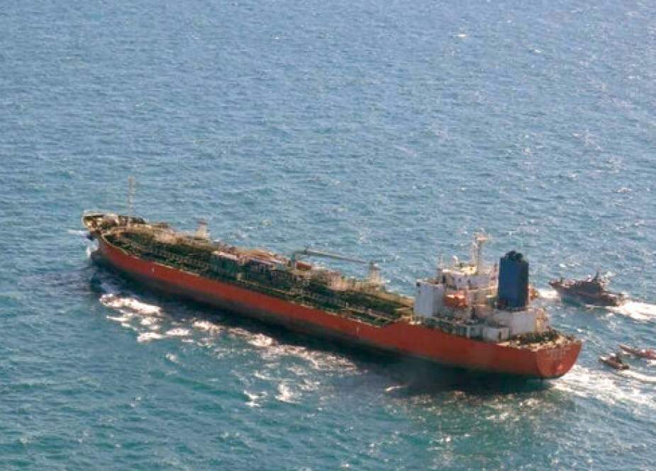 South Korean oil tanker detained in the Persian Gulf.png