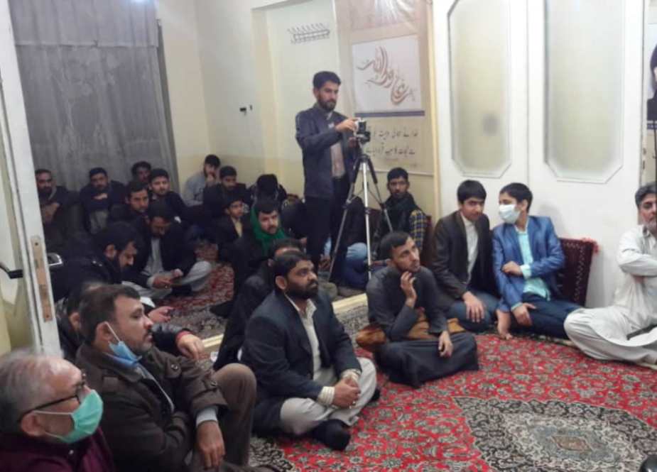 مجلس ودات مسلمانان ، مشهد مقدس ، شهید عارف الحسینی
