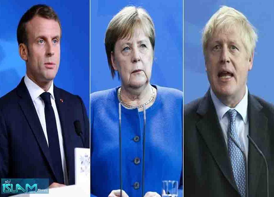 ایران کیخلاف برطانیہ، فرانس و جرمنی کا مشترکہ بیان