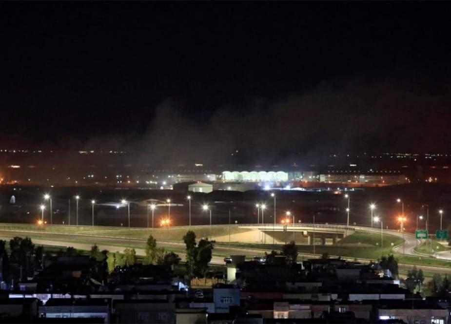 سرايا أولياء الدم تتبنى قصف قاعدة أمريكية قرب مطار أربيل الدولي