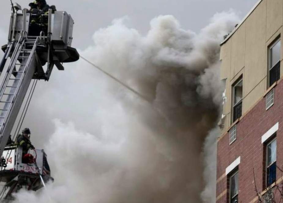 انفجار ضخم يهز ولاية نيويورك الأمريكية