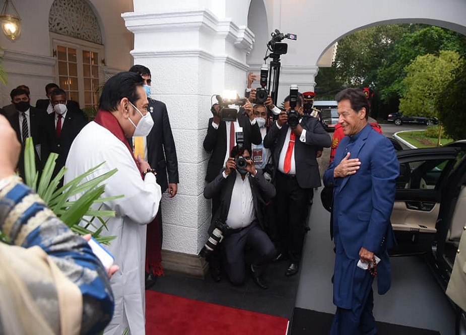 وزیراعظم عمران خان کے دورہ سری لنکا اور استقبال کی تصاویر