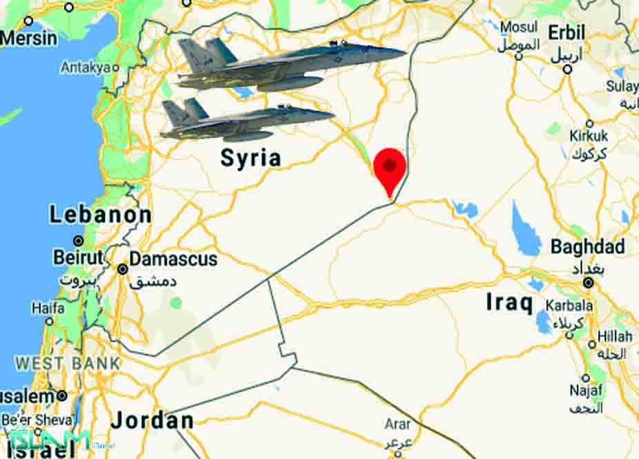عراق کیساتھ مشترک شامی سرحد کے نزدیک امریکی فضائی حملے، 1 بیگناہ شہری شہید متعدد زخمی