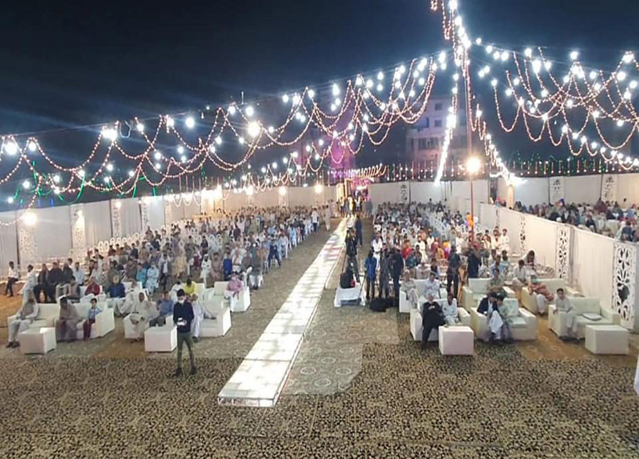 نشتر پارک کراچی میں جعفریہ الائنس کے تحت عظیم الشان جشن مولود کعبہ (ع) کا اہتمام کیا گیا