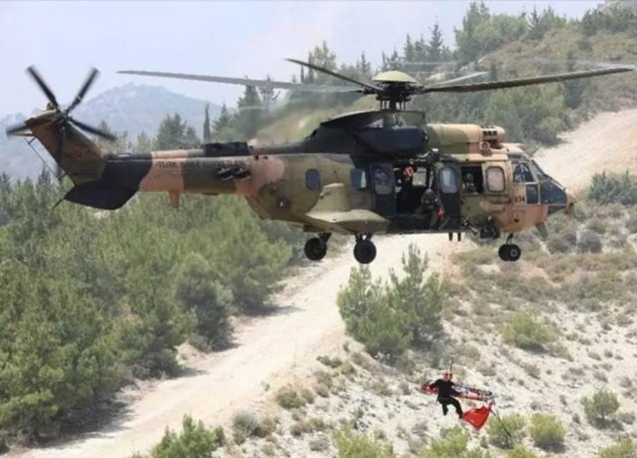 ترکی کا ہیلی کاپٹر گر کر تباہ، 2 جرنیلوں سمیت 10 فوجی جاں بحق