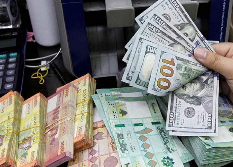 لبنانی ڈالر کی قدر امریکی ڈالر کے مقابلے میں 90 فیصد تک گر گئی