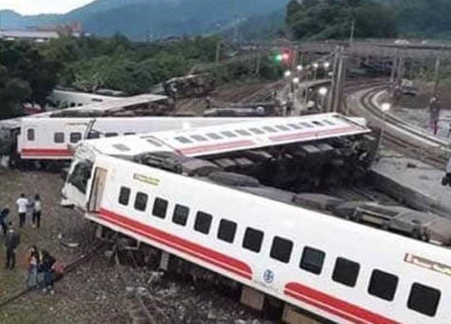تائیوان میں ٹرین حادثہ، 36 افراد ہلاک