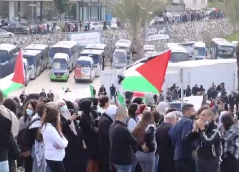 حراك شعبي فلسطيني ينتفض ضد نتنياهو واجراءات التهجير وسلب الارض