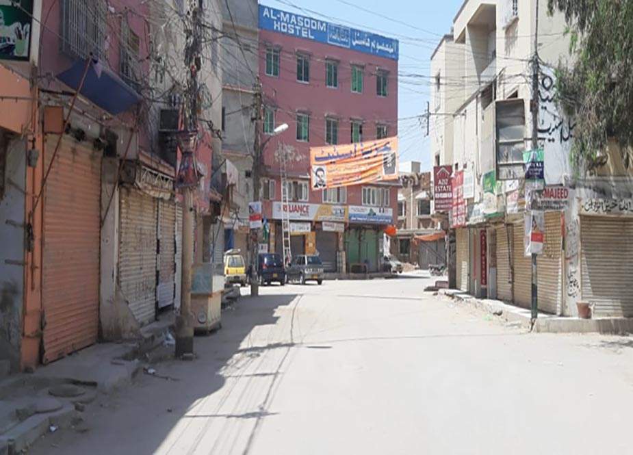 کورونا کی تیسری لہر، کراچی کے مختلف علاقوں میں مارکیٹیں اور تجارتی مراکزبند کرا دیئے گئے