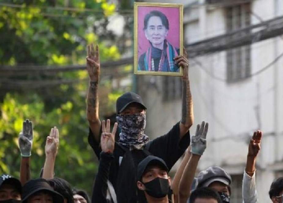 استمرار التظاهرات في ميانمار