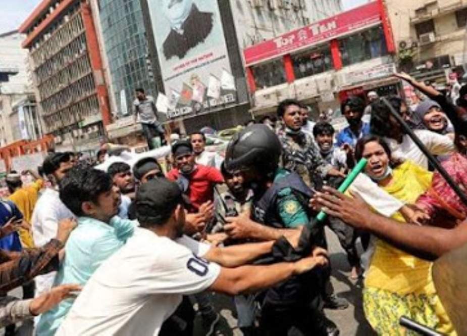 بنگلا دیش میں پرتشدد مظاہرے