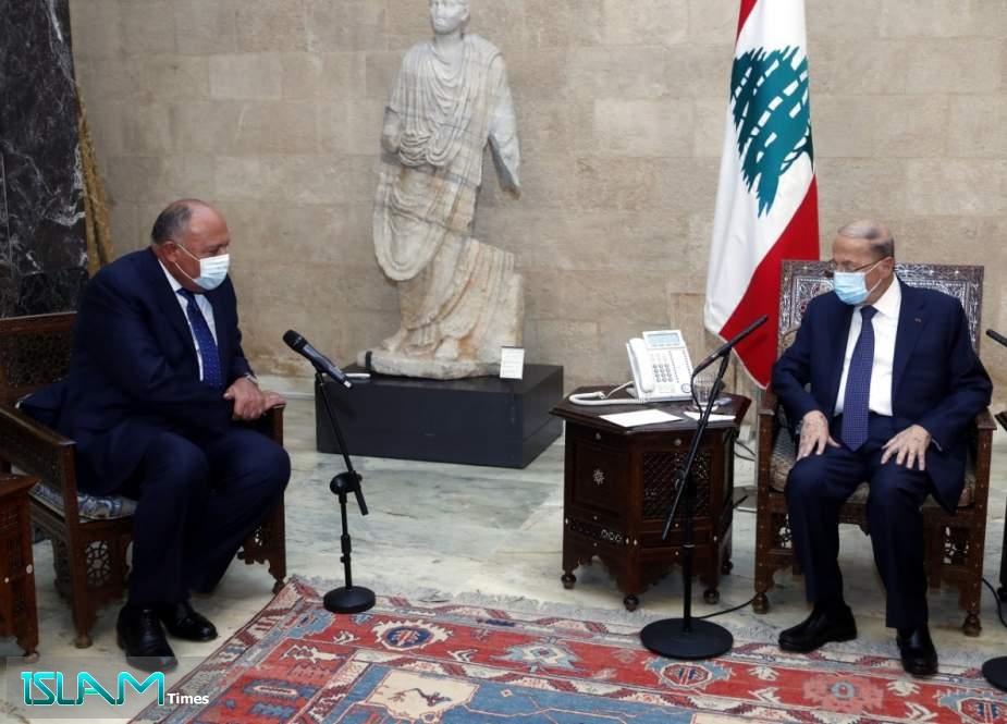 President Aoun Meets Egyptian Foreign Minister