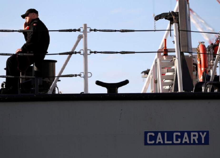 Canada sent a frigate into the waters of the Middle East.jpg