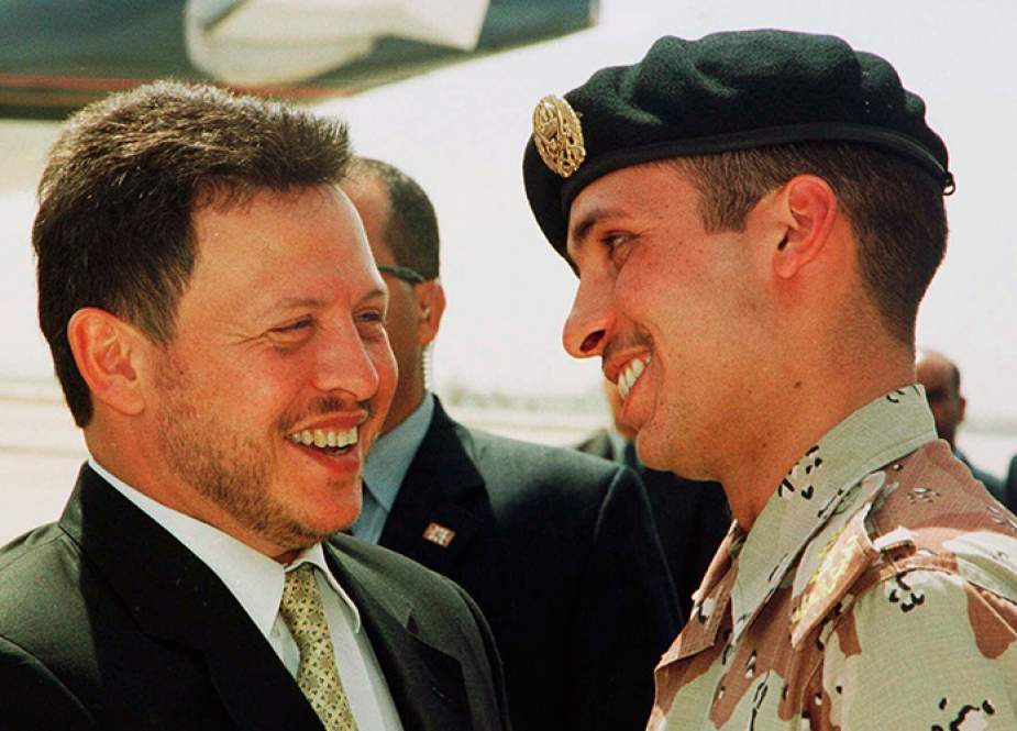 Jordan King Abdullah dan Prince Hamzah