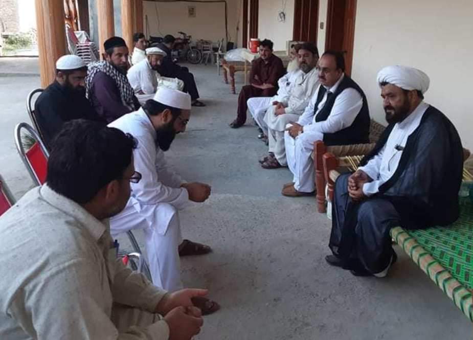کوہاٹ، علامہ حمید امامی کی حاجی عاقل خان کے انتقال پر تعزیت