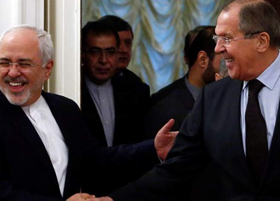 Russian Foreign Minister Sergei Lavrov and his Iranian counterpart Mohammad Javad Zarif.jpg