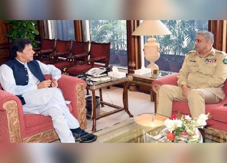 وزیراعظم عمران خان سے آرمی چیف جنرل قمر باجوہ کی ملاقات