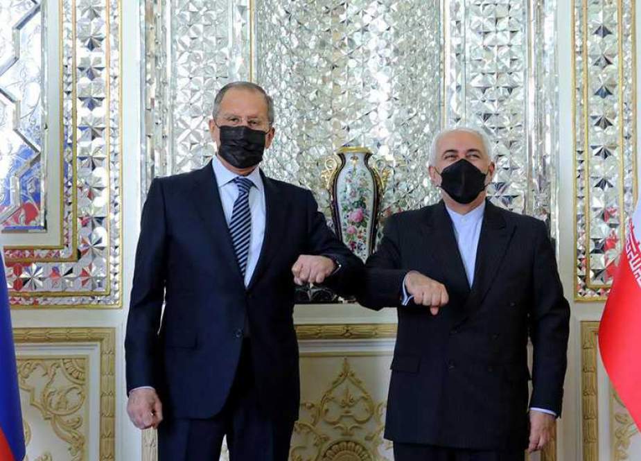 Mohamad Javad Zarif and Sergey Lavorv , Iranian and Russian Foreign Ministers