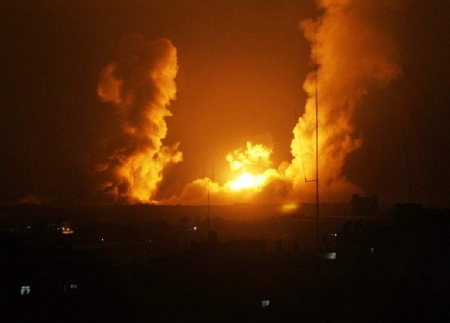 غزہ پر اسرائیل کا جنگی جہازوں اور توپ خانہ سے حملہ