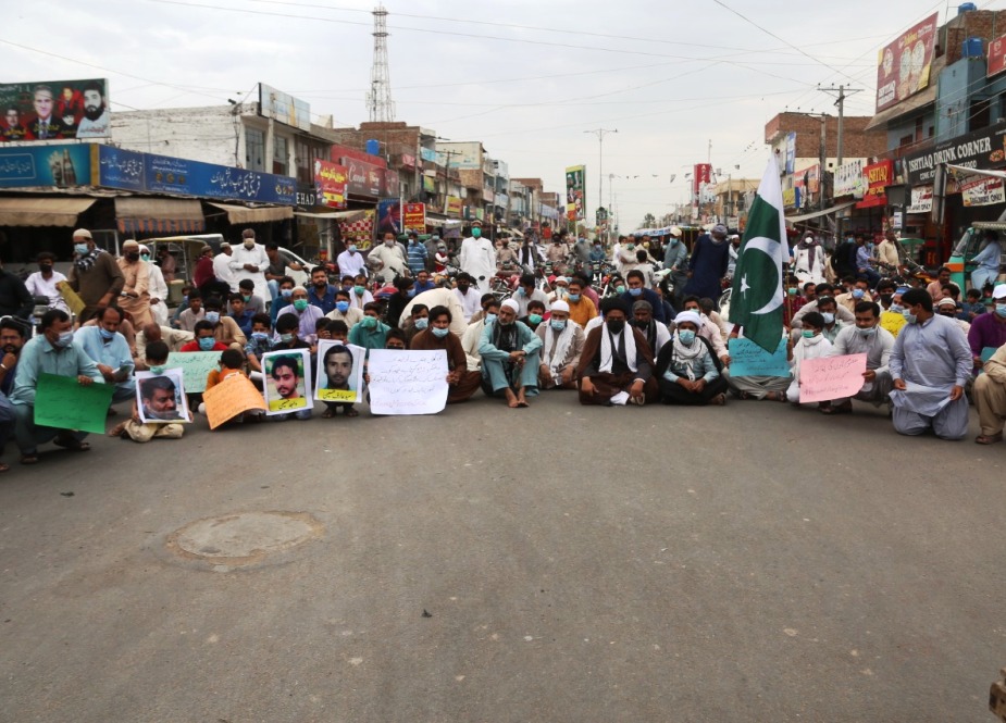 جوائنٹ ایکشن کمیٹی فار شیعہ مسنگ کے زیراہتمام ملتان میں لاپتہ افراد کی بازیابی کیلئے علامتی دھرنا دوسرے ہفتے بھی جاری