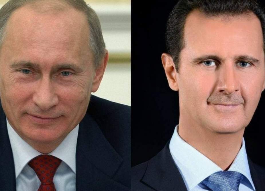 الرئيس الأسد يتلقى برقية تهنئة من الرئيس بوتين بعيد الجلاء