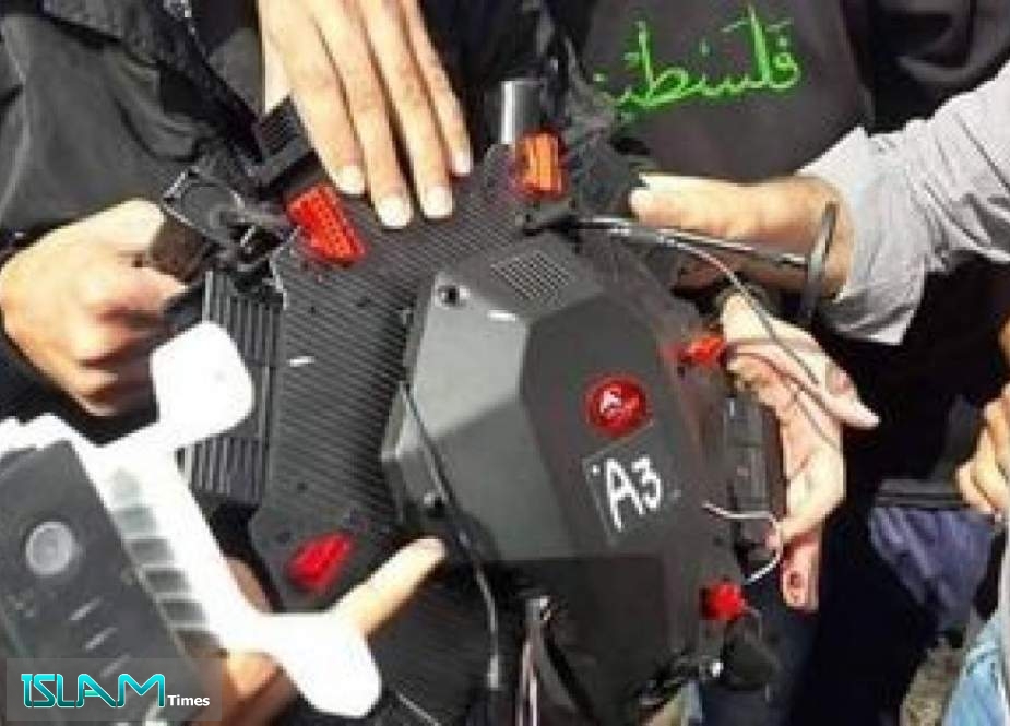 Palestinian Resistance in Gaza Intercepts, Controls Israeli Drone over Shujaiyah