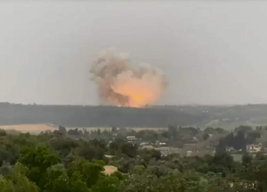 انفجار ضخم يهز مصنع صواريخ في كيان الإحتلال الإسرائيلي