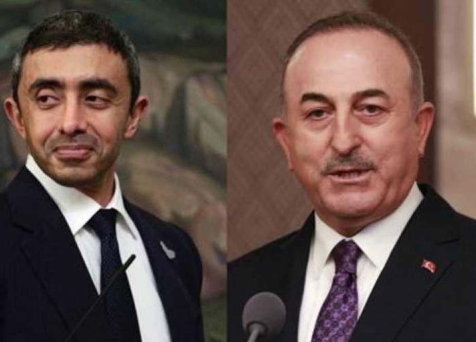 أول اتصال بين وزيري خارجية تركيا والإمارات منذ سنوات