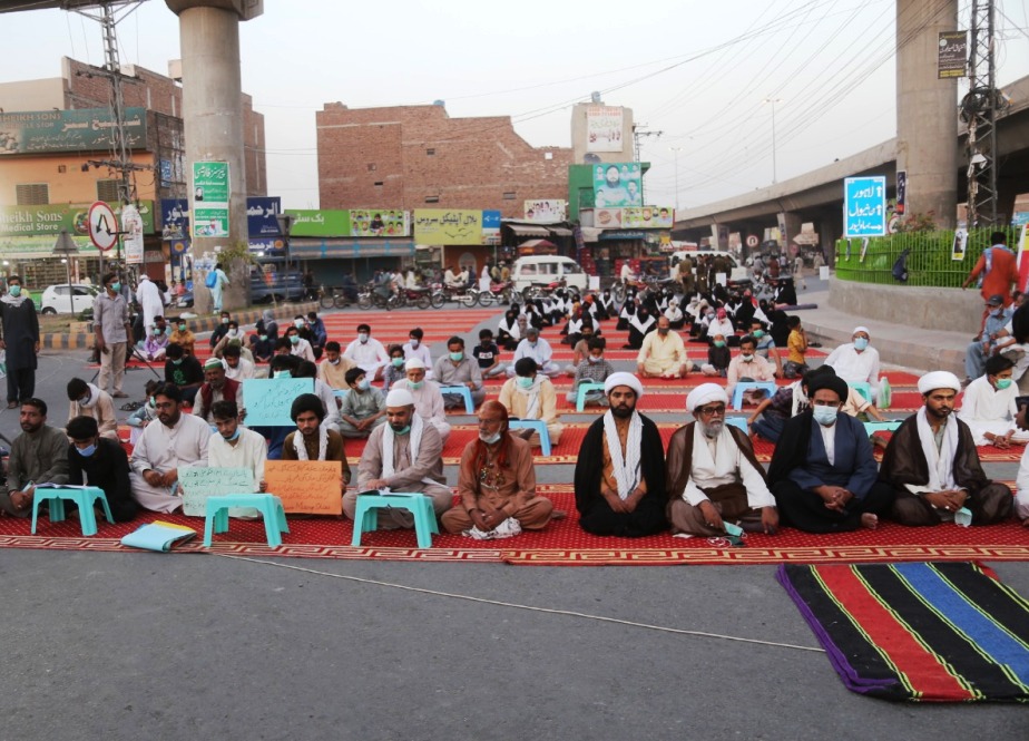 جوائنٹ ایکشن کمیٹی فار شیعہ مسنگ کے زیراہتمام لاپتہ افراد کی بازیابی کے لیے دیے گئے دھرنے کا تیسرا روز 