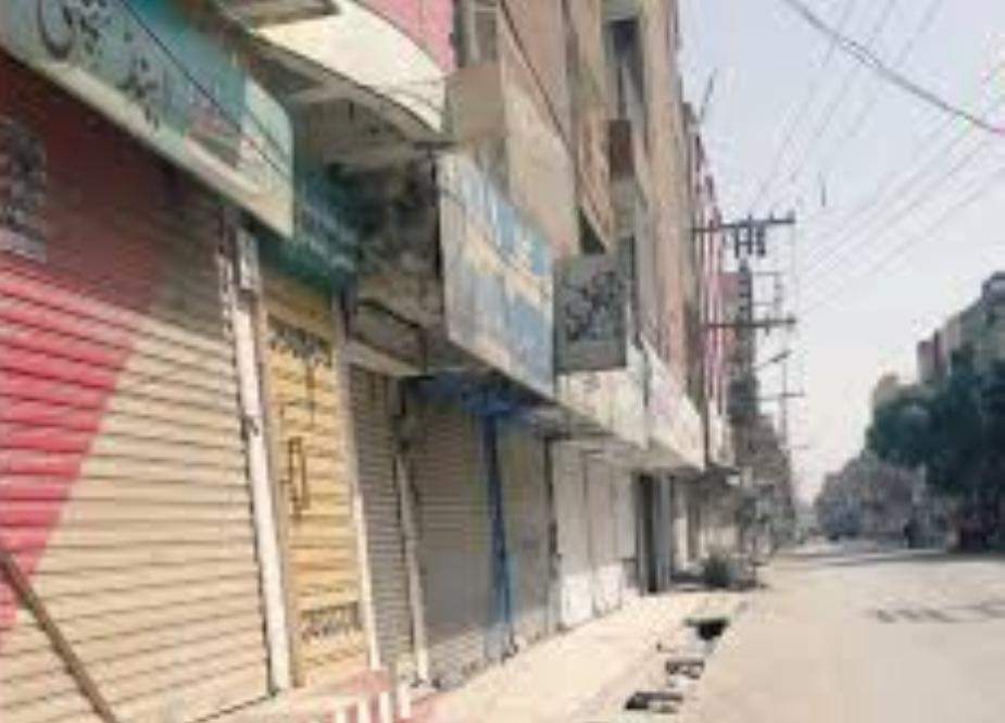 پشاور، تاجروں نے لاک ڈاؤن نوٹیفکیشن کو مسترد کردیا