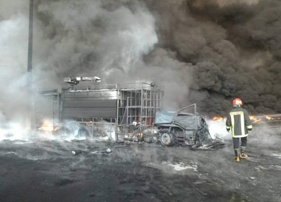 6 جرحى في حريق بمدينة قم الإيرانية