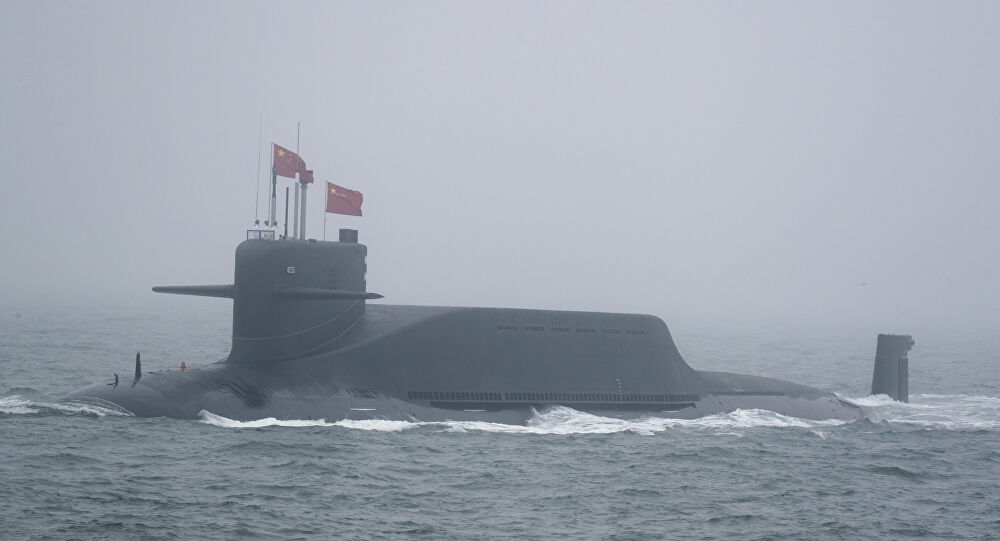 Chinese Submarine armed with missiles