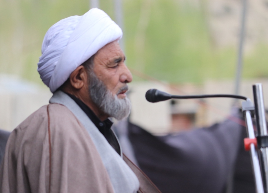 امام خمینی میموریل ٹرسٹ کے زہر اہتمام کرگل کشمیر میں جلوس شہادت امام علی (ع)