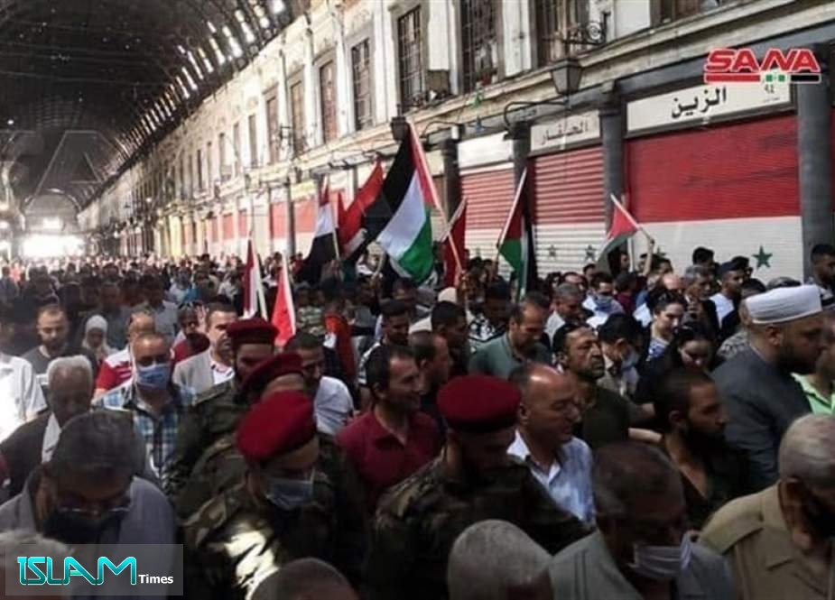Syrians Rally in Damascus on Annual Al-Quds Day