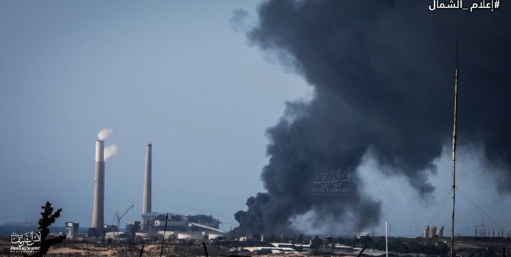 مقبوضہ فلسطین میں ایندھن کا اسرائیلی گودام فلسطینی راکٹوں کے نشانے پر