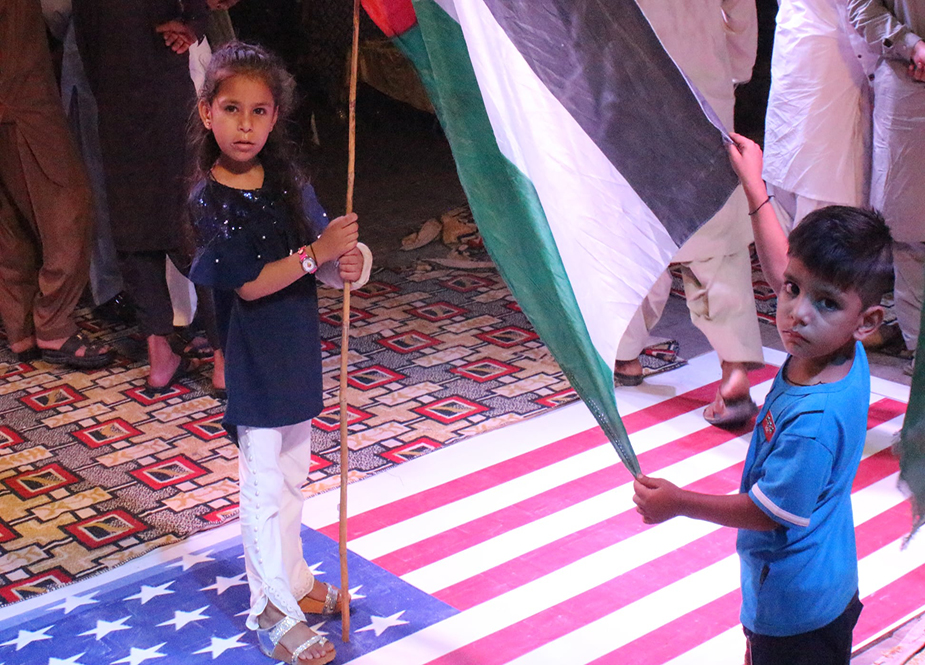 کراچی میں عید فلسطینی مظلوم بھائیوں اور بیت المقدس کی آزادی کے نام، اسرائیل کی نابودی کا عزم