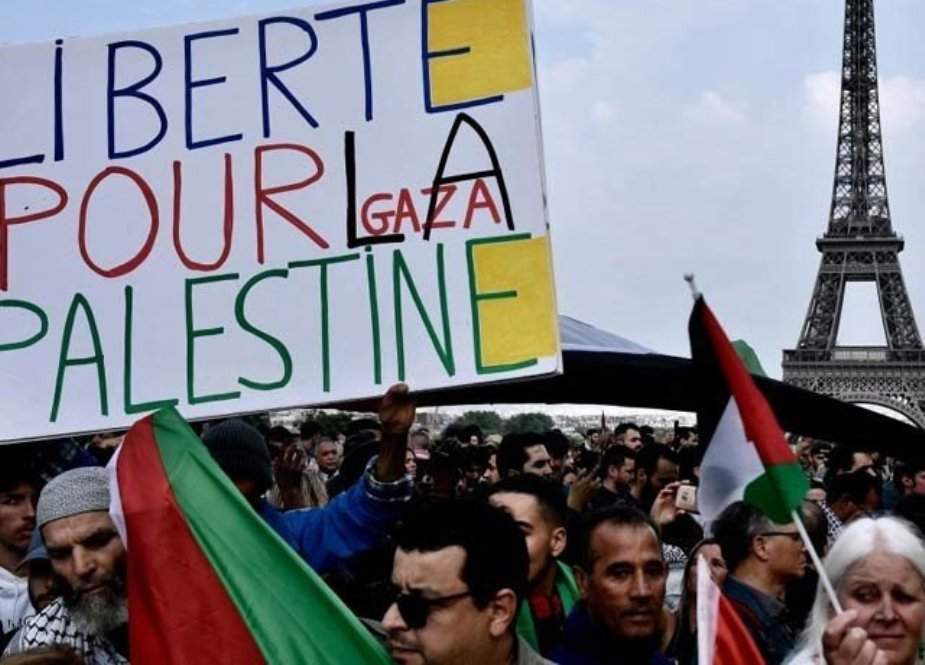 فرانس نے مظلوم فلسطینیوں کی حمایت میں مظاہروں پر پابندی عائد کردی
