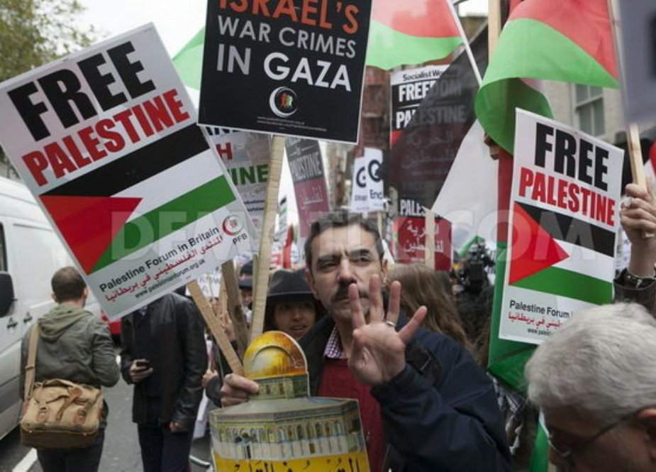 دنیا کے مختلف ممالک میں فلسطینیوں پر اسرائیلی جارحیت کیخلاف احتجاج