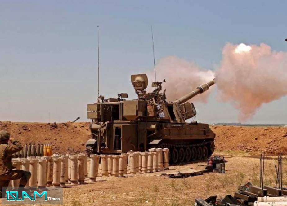 Zionist Entity Fires Artillery Shells on Lebanon Territory after Rocket Launch