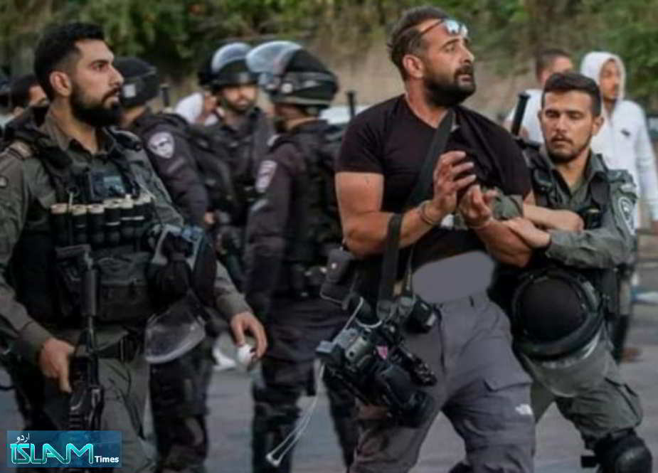 فلسطینی خبرنگاروں کیخلاف صیہونی جارحیت، متعدد زخمی