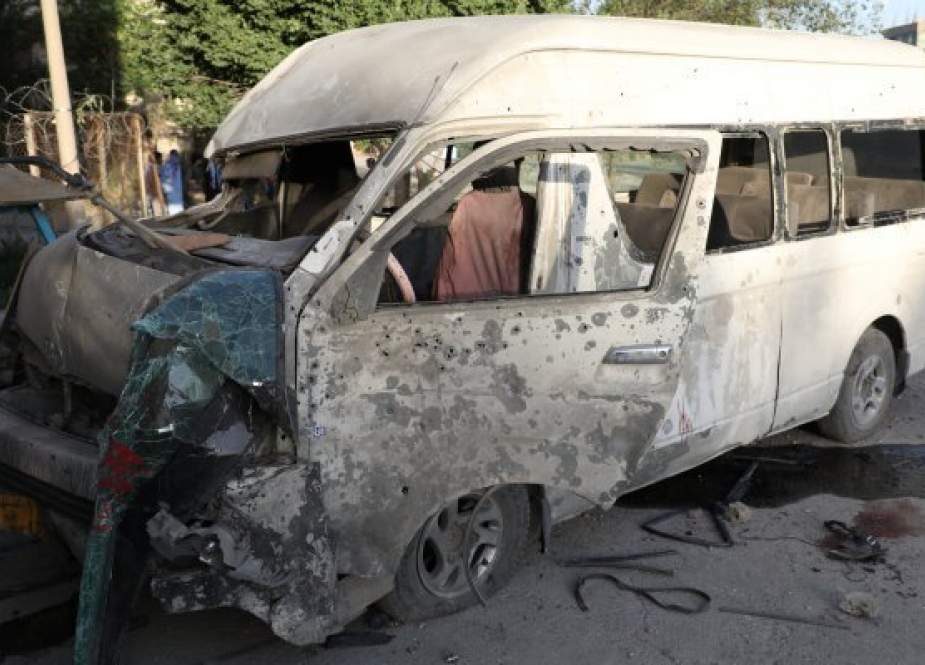 Sebuah Mobil Meledak Di Depan Masjid Ahl al-Bayt Di Kabul