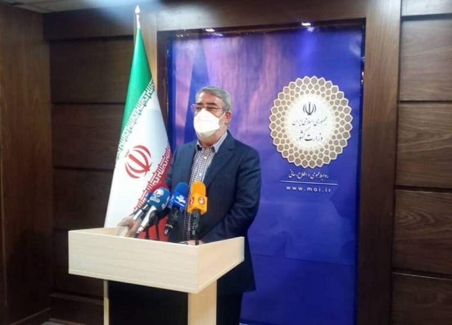 وزير الداخلية الإيراني: الانتخابات ستجرى بأقصى قدر من مراعاة الظروف الصحية